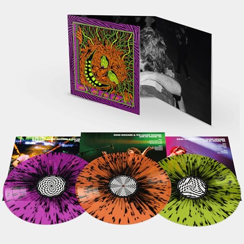 King Gizzard - Live In Miami '24 (Triple Gatefold - Splatter Vinyl) (3Lp) Vinyl Record
