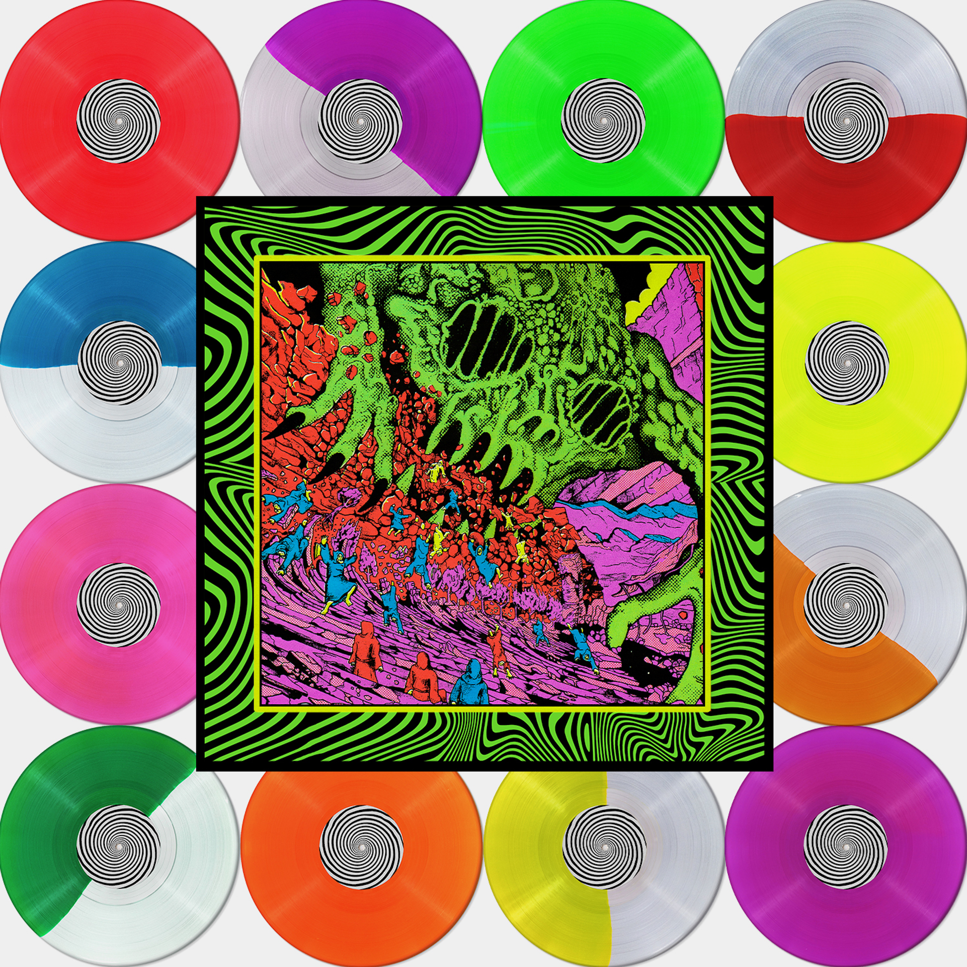 King Gizzard & The Lizard Wizard - Live At Red Rocks '22 (12 LP Color VInyl Box Set) Vinyl Record