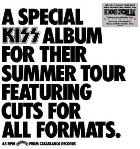 Kiss - A Special KISS Tour Album (RSD Exclusive, Extended Play, 45 RPM, Black & White Splatter Colored Vinyl) [Vinyl] Vinyl Record