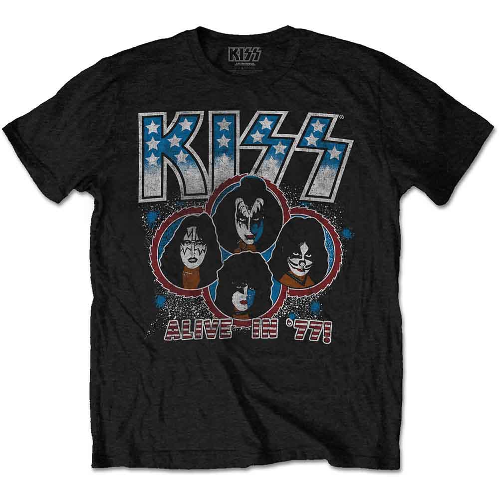 Kiss Alive In '77 [T-Shirt] Officially Licensed