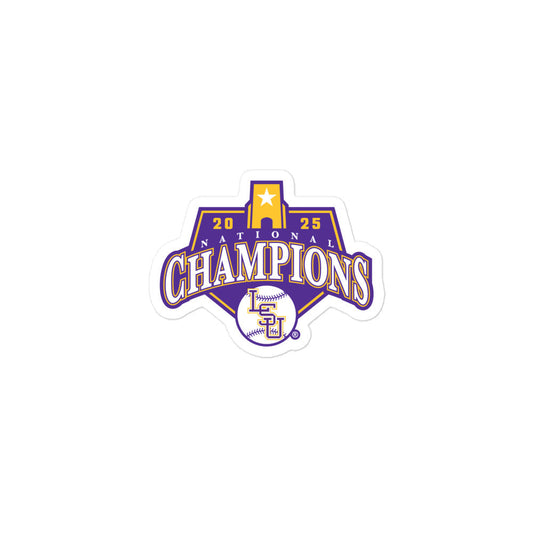 LSU Baseball National Champions Logo Sticker