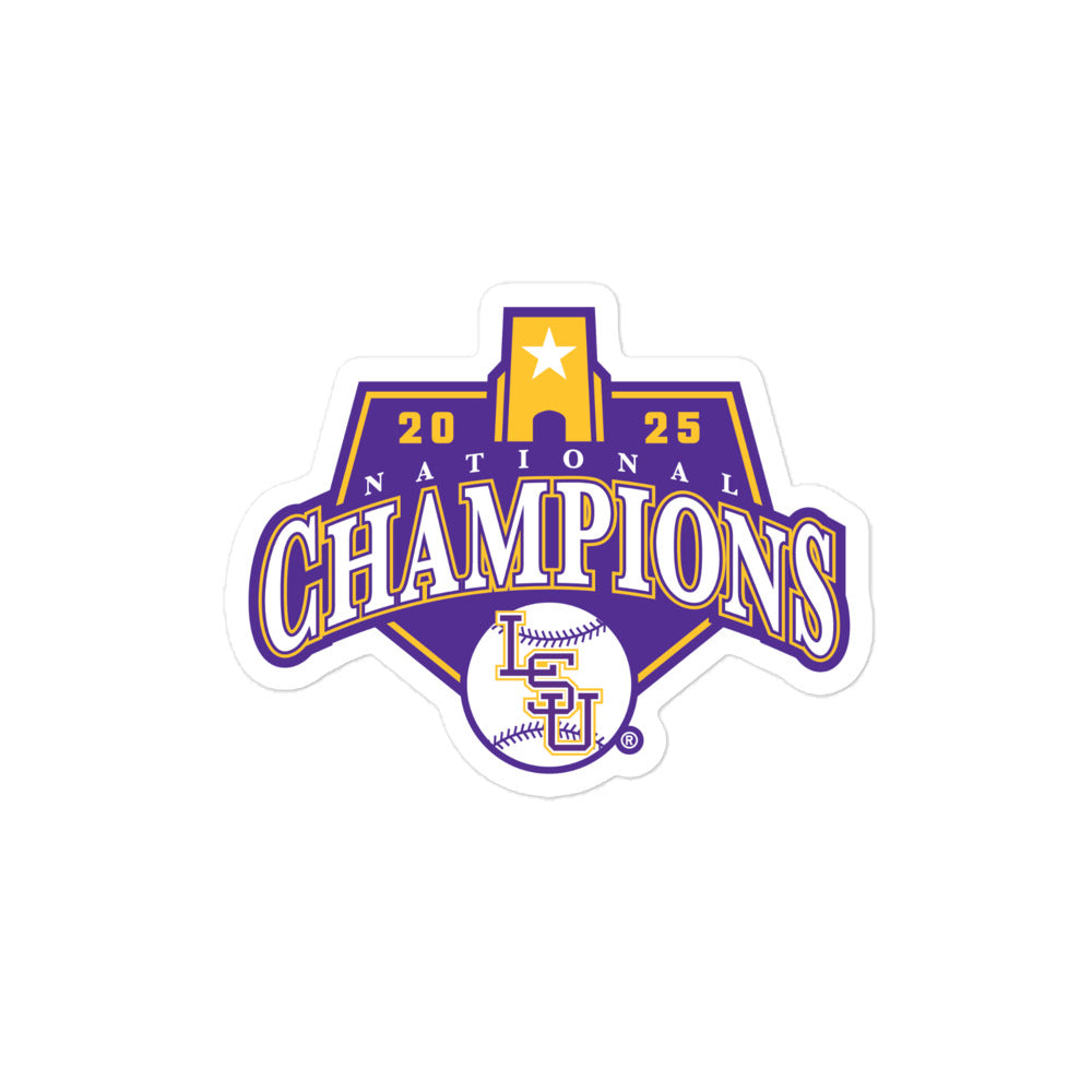 LSU Baseball National Champions Logo Sticker