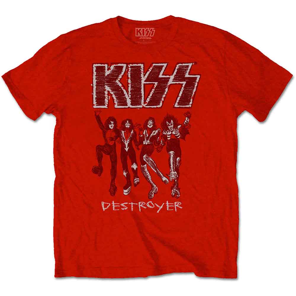 Kiss Destroyer Sketch [T-Shirt] Officially Licensed