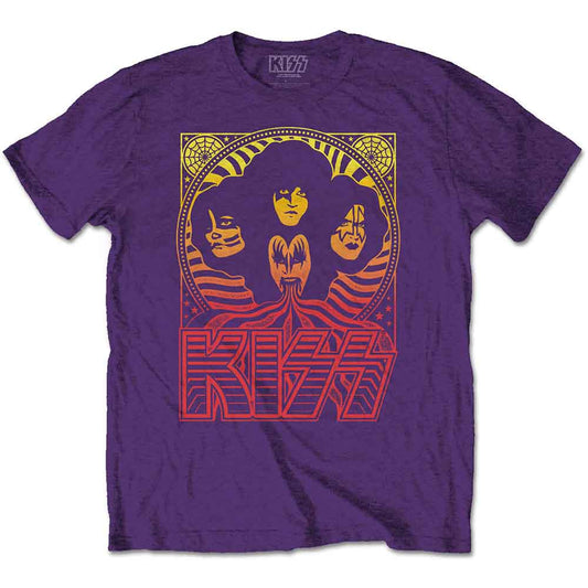 Kiss Gradient Group Mens T Shirt Officially Licensed