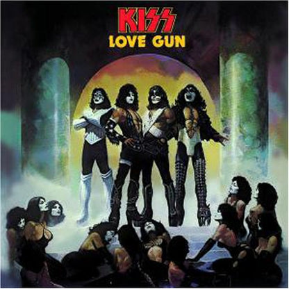 Kiss - Love Gun (Limited Edition, Tangerine/ Aqua Splatter Colored Vinyl) Vinyl Record