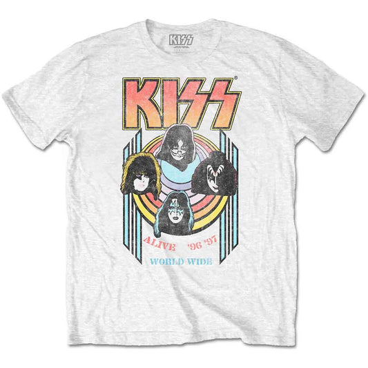 Kiss World Wide Mens T Shirt Officially Licensed