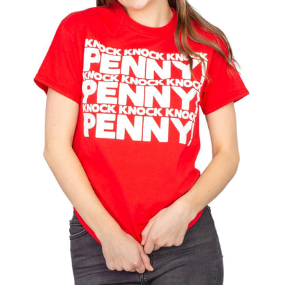 Knock Knock Penny Adult T-shirt
