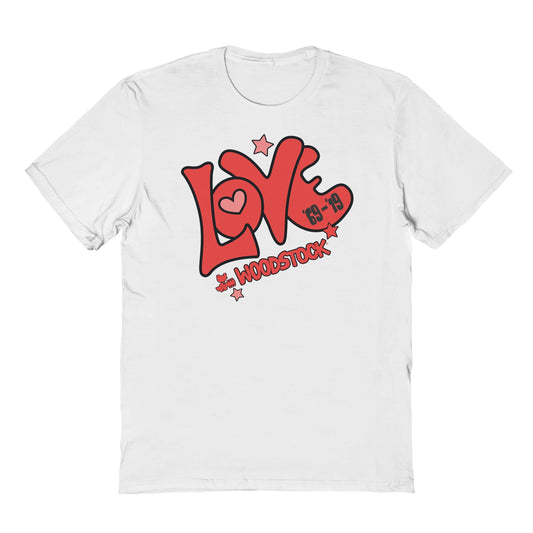 Woodstock Love 1 Mens T Shirt White