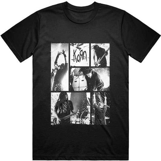 Korn Blocks Mens T Shirt Officially Licensed