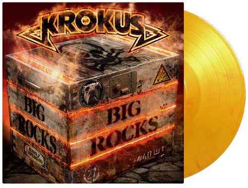 Krokus - Big Rocks (180G, Booklet) [Flame Red Vinyl] [Vinyl] Vinyl Record