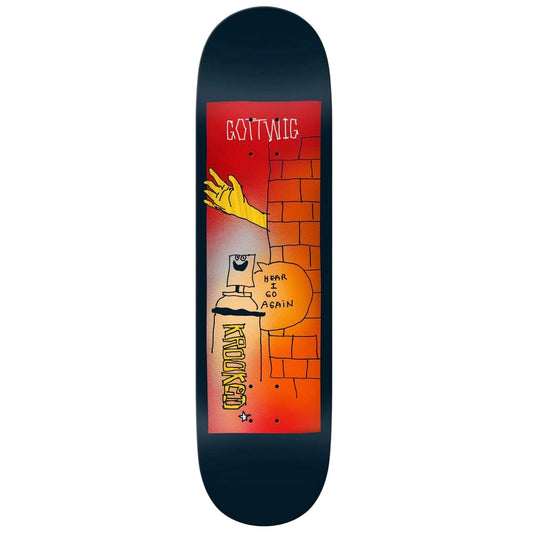 Krooked Gottwig Aerosol Skateboard Deck - 8.25ƒ??