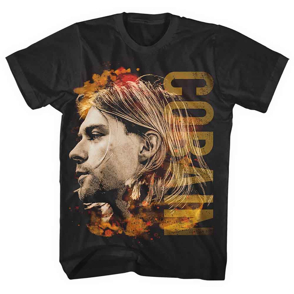 Kurt Cobain Coloured Side View [T-Shirt] Officially Licensed