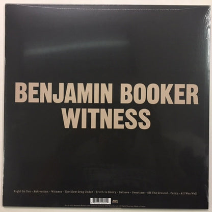 Benjamin Booker – Witness (LP Vinyl) Vinyl Record