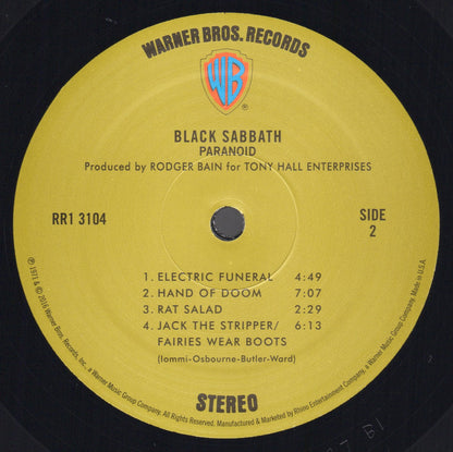 Black Sabbath – Paranoid (LP Vinyl) Vinyl Record