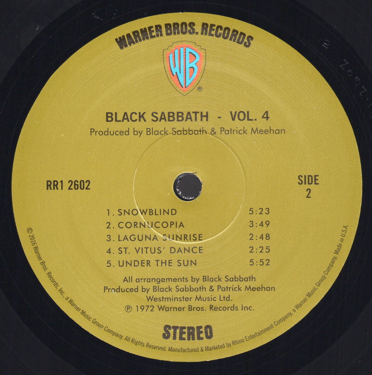 Black Sabbath – Vol. 4 (LP Vinyl) Vinyl Record