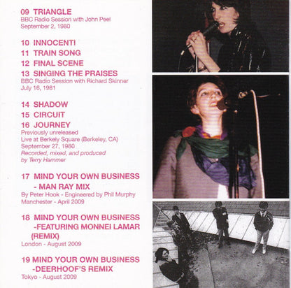 Delta 5 – Singles and Sessions 1979-81 Music CD