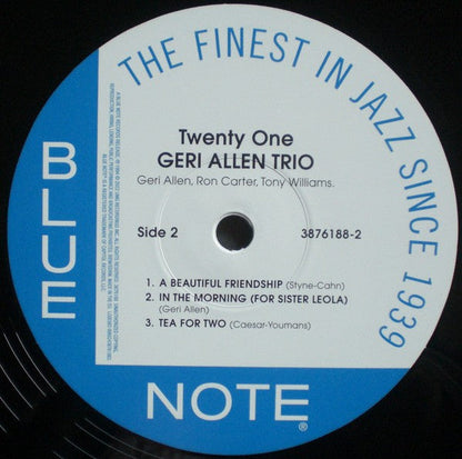 Geri Allen Trio – Twenty One (2-LP Vinyl) Vinyl Record