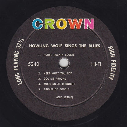 Howlin' Wolf – Sings The Blues (LP Vinyl) Vinyl Record