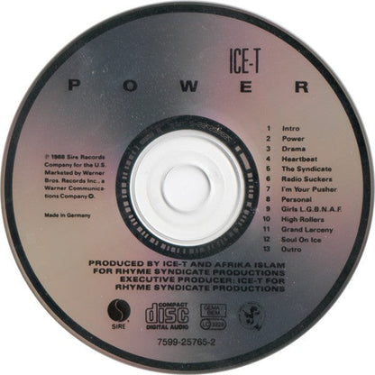 Ice-T – Power Music CD