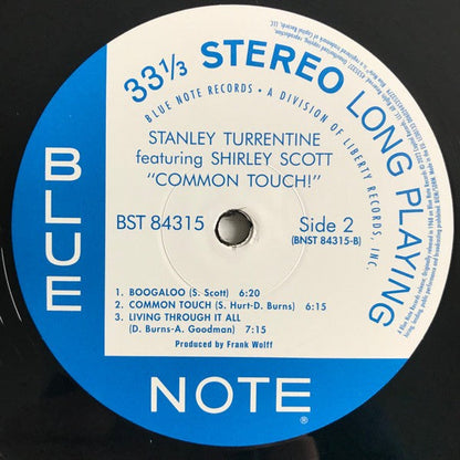 Stanley Turrentine – Common Touch (LP Vinyl) Vinyl Record