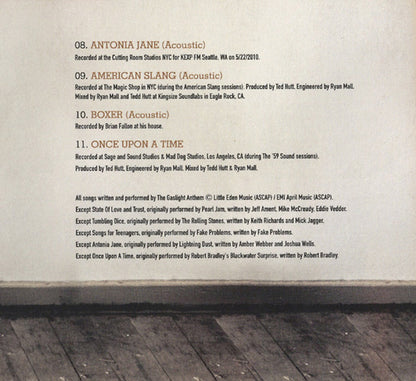 The Gaslight Anthem – The B-Sides Music CD