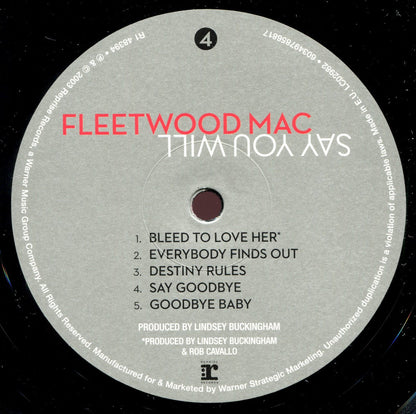 Fleetwood Mac – Say You Will (2-LP Vinyl) Vinyl Record