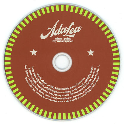 Ada Lea – When I Paint My Masterpiece Music CD