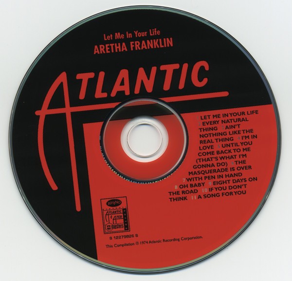 Aretha Franklin – Let Me in Your Life Music CD