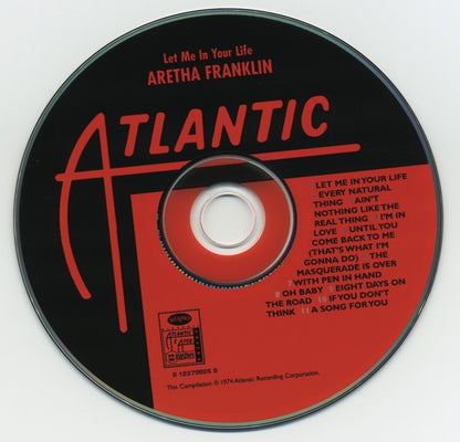 Aretha Franklin – Let Me in Your Life Music CD