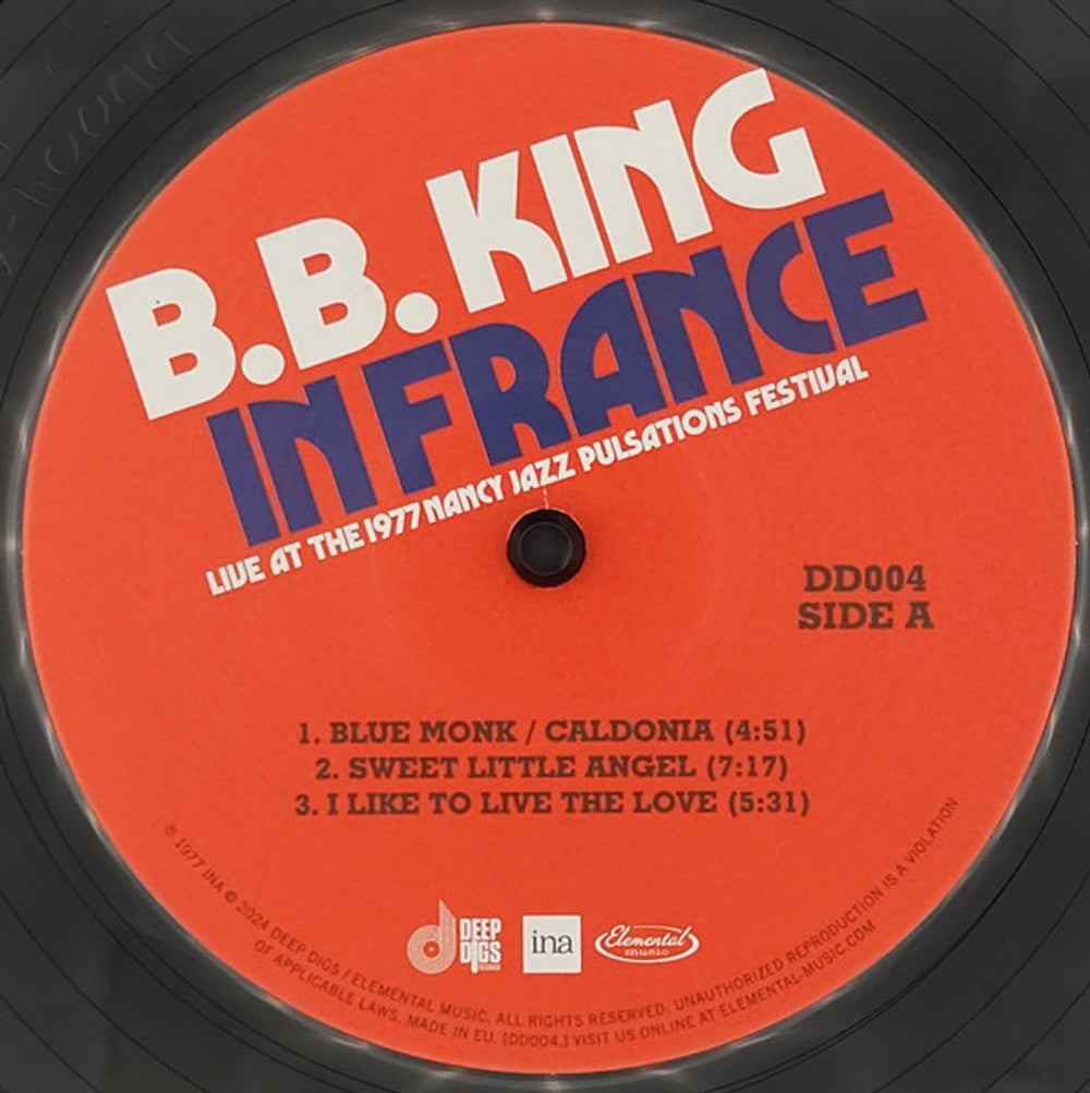 B.B. King – In France: Live at the Nancy Jazz Pulsations Festival (2-LP Vinyl) Vinyl Record