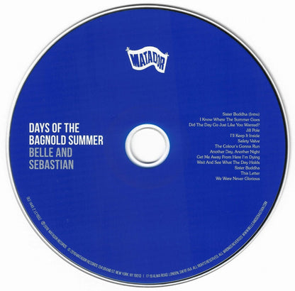 Belle And Sebastian – Days Of The Bagnold Summer Music CD