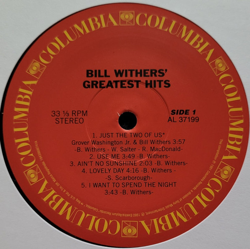 Bill Withers – Greatest Hits: Just The Two Of Us & Soul Shadows (LP Vinyl) Vinyl Record