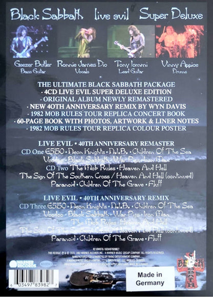 Black Sabbath – Live Evil: 40th Anniversary (4-CD)