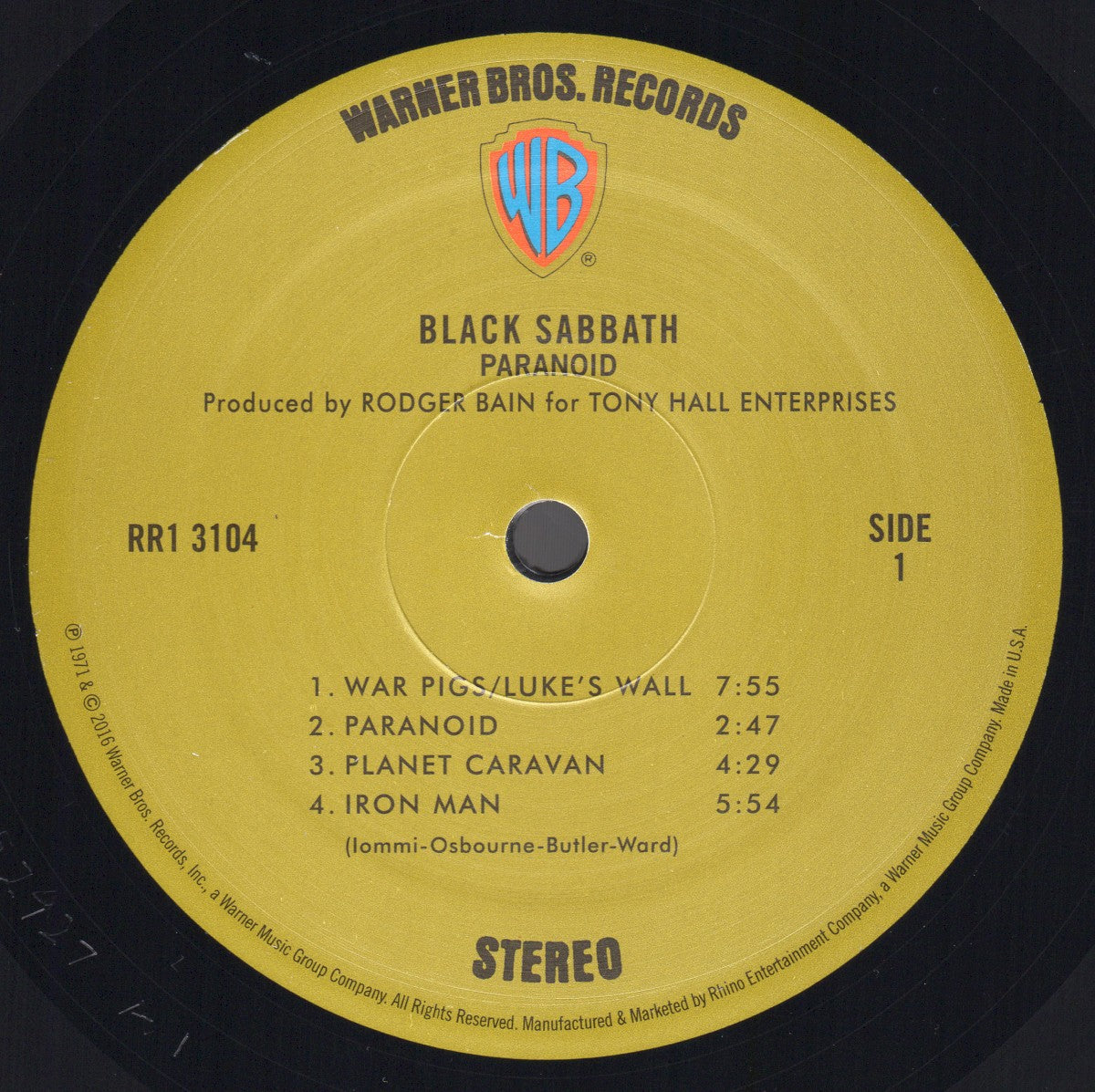 Black Sabbath – Paranoid (LP Vinyl) Vinyl Record