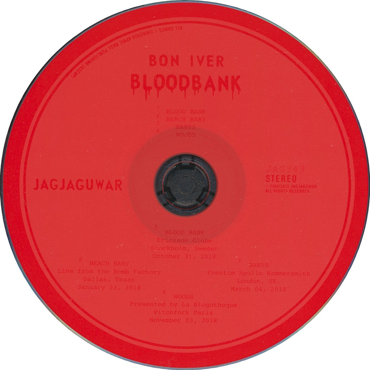 Bon Iver – Blood Bank EP Music CD