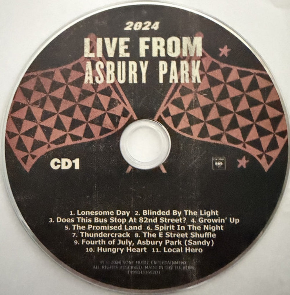 Bruce Springsteen  & The E Street Band – Live From Asbury Park (3-CD)