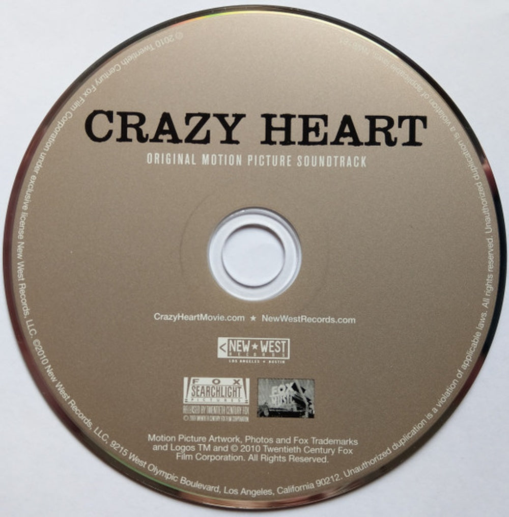 Crazy Heart - Original Motion Picture Soundtrack Music CD