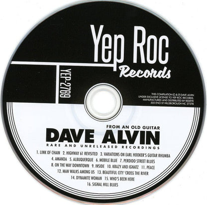 Dave Alvin – From An Old Guitar:  Rare and Unreleased Recordings Music CD