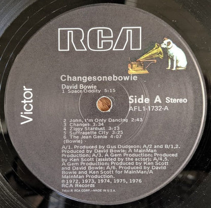 David Bowie – Changesonebowie (LP Vinyl) Vinyl Record