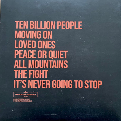 Explosions In The Sky – End (LP Vinyl) Vinyl Record