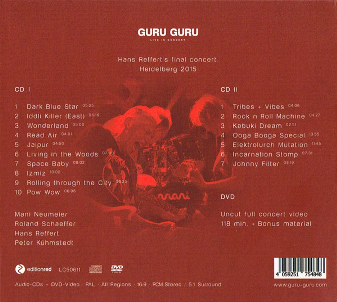 Guru Guru – Live in Concert (2-CD + DVD)