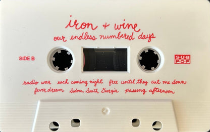 Iron & Wine – Our Endless Numbered Days Cassette Tape