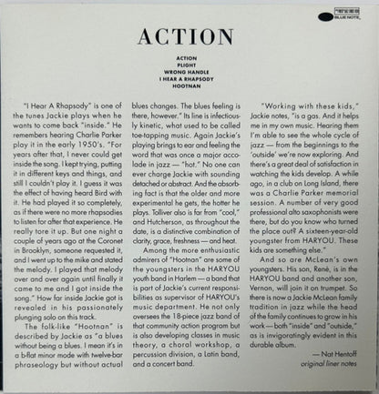 Jackie Mclean – Action Music CD