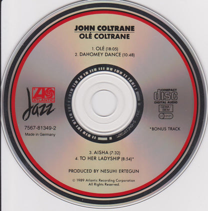 John Coltrane – Ole Coltrane Music CD