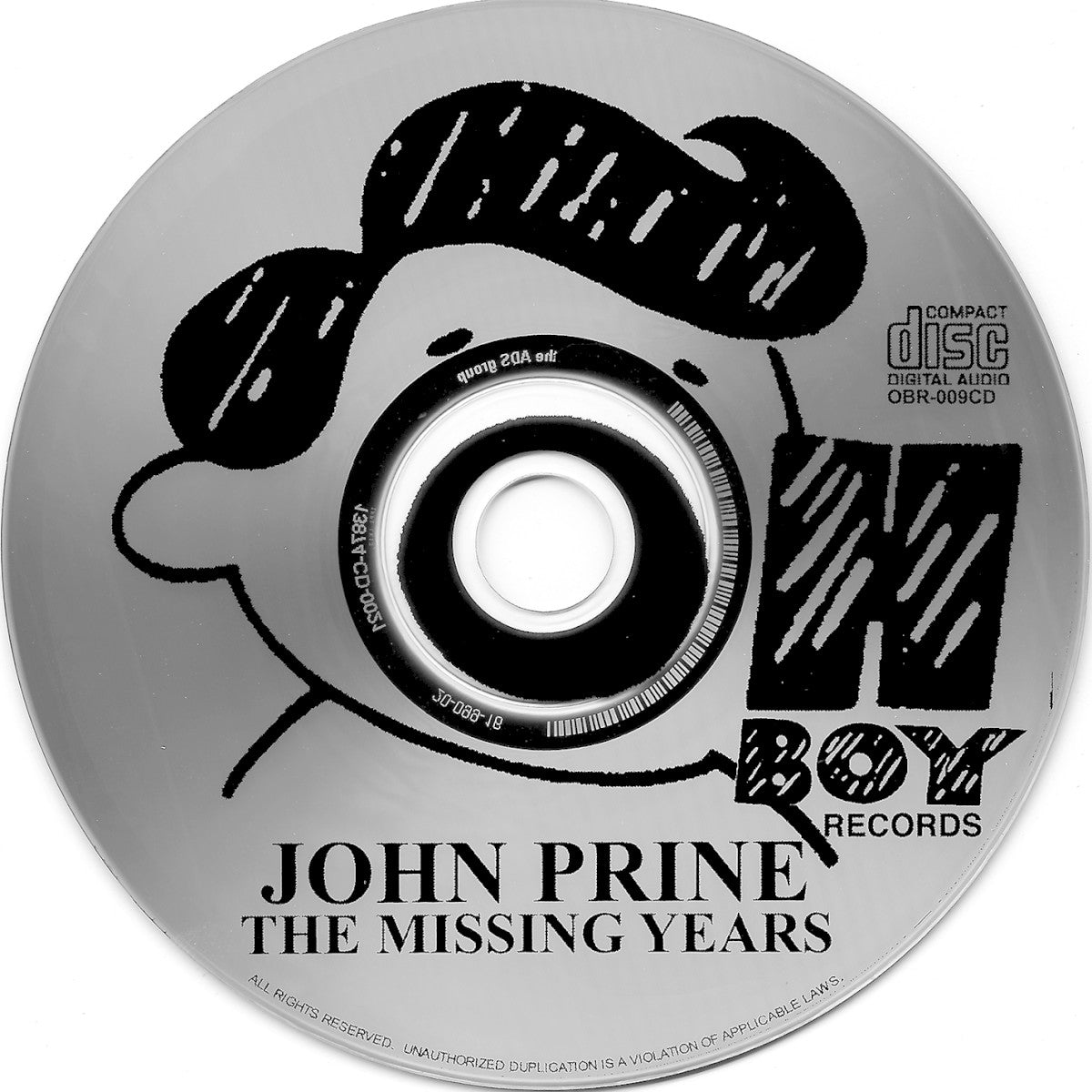 John Prine – Missing Years Music CD