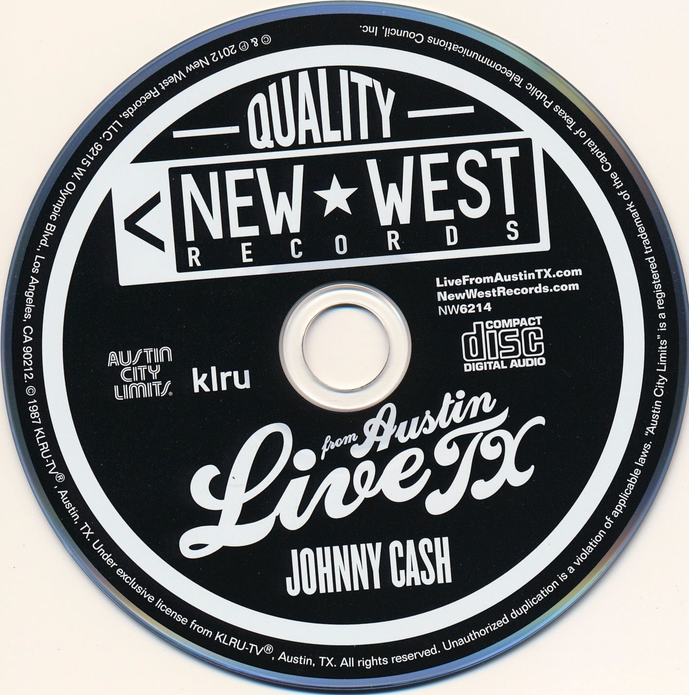 Johnny Cash – Live from Austin, TX Music CD