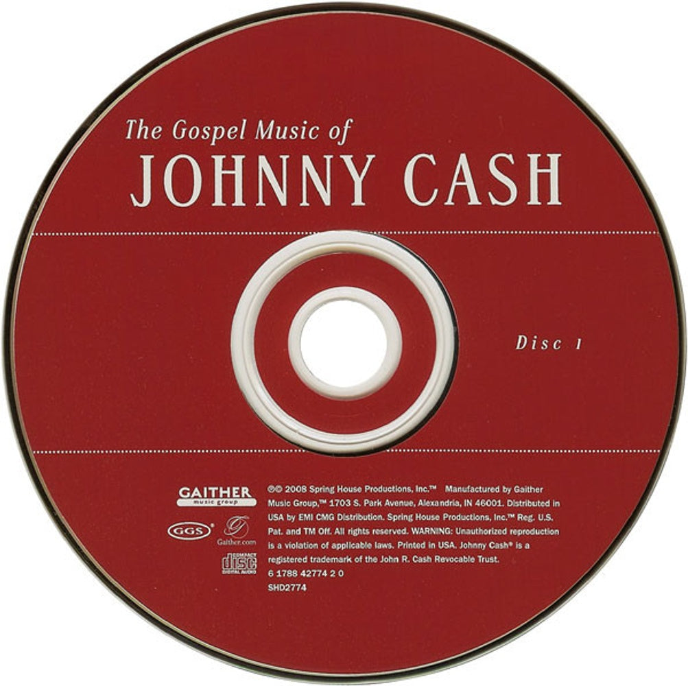 Johnny Cash/Willie Nelson/George Jones – The Gospel Music Of Johnny Cash (2-CD)
