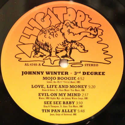 Johnny Winter – 3rd Degree (LP Vinyl) Vinyl Record