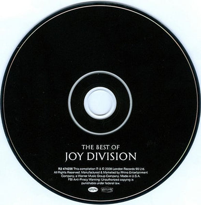 Joy Division – The Best Of Joy Division Music CD