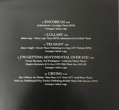 Julian Lage – Love Hurts Music CD